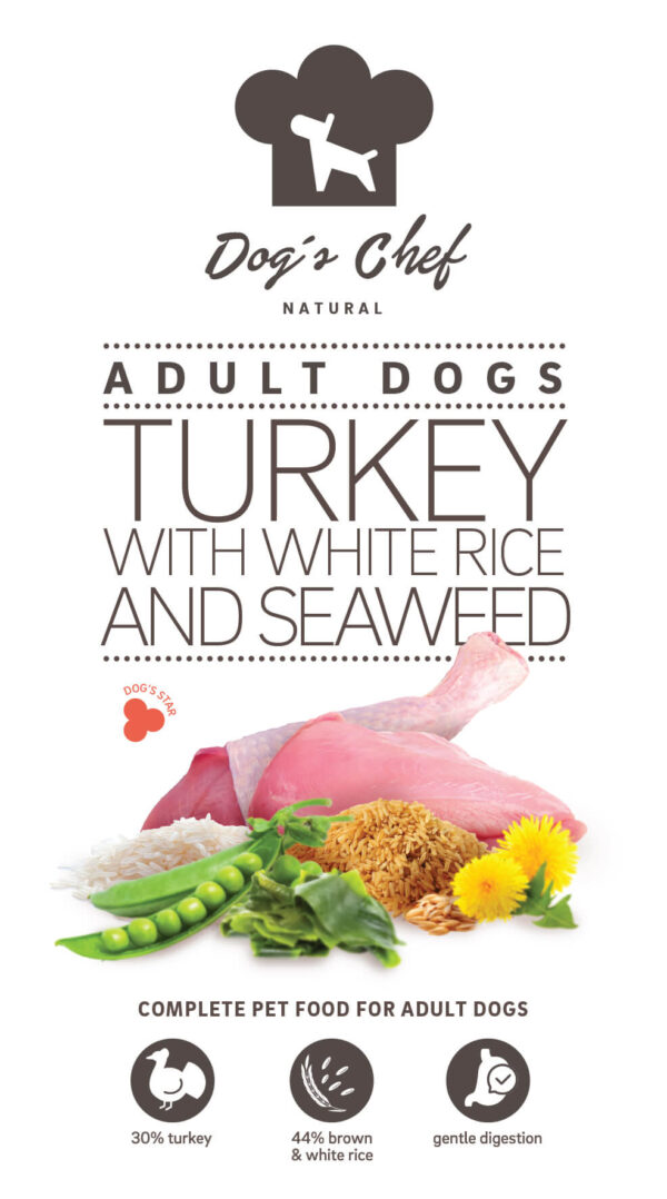 Dog’s Chef TURKEY WITH WHITE RICE AND SEAWEED
