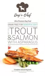 DOG’S CHEF Diet Loch Trout & Salmon with Asparagus SENIOR & LIGHT