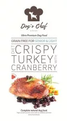 DOG’S CHEF Diet Crispy Turkey with Cranberry SENIOR & LIGHT