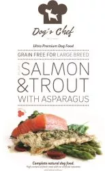 DOG’S CHEF Atlantic Salmon & Trout with Asparagus for LARGE BREED