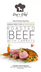 DOG’S CHEF Roasted Scottish Beef with Carrots ACTIVE DOGS