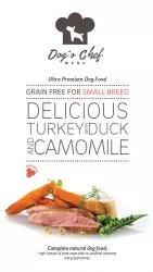 DOG’S CHEF Delicious Turkey with Duck and Camomile SMALL BREED