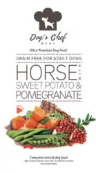 DOG’S CHEF Horse with Sweet Potato & Pomegranate